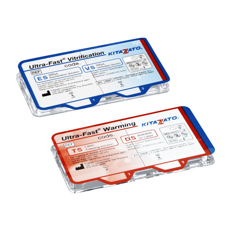 卵子・胚ガラス化メディア Ultra-Fast™ Vitrification / Ultra-Fast™ Warming<br> (VT525-UQ・VT526-UQ)